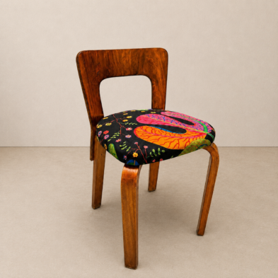 Harvinainen vintage Artek Tuoli 65 - Alvar Aalto